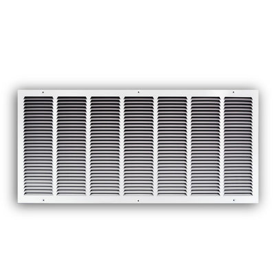 TRUaire 17036X16, 36x16 Return Air Grille, White Steel Wall & Ceiling Vent Cover, 170 Series