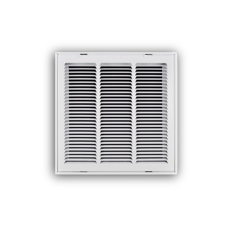 TRUaire 19016X16, 16x16 Return Air Filter Grille, Hinged Face, White Steel Filter Back Vent Cover, Fits 16x16x1 Filter, 190 Series