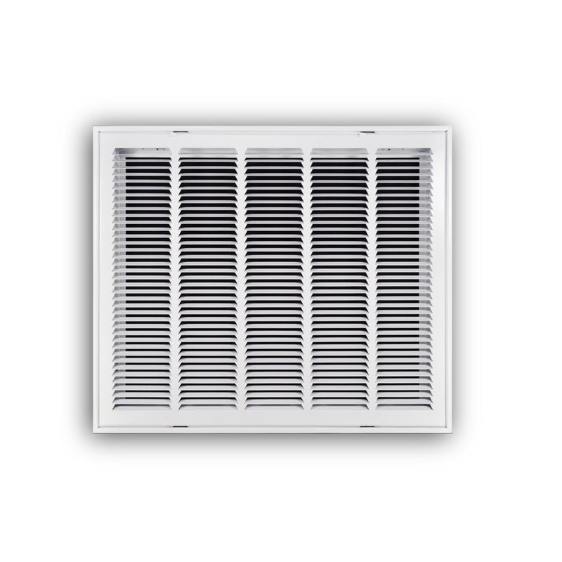 TRUaire 19024X20, 24x20 Return Air Filter Grille, Hinged Face, White Steel Filter Back Vent Cover, Fits 24x20x1 Filter, 190 Series