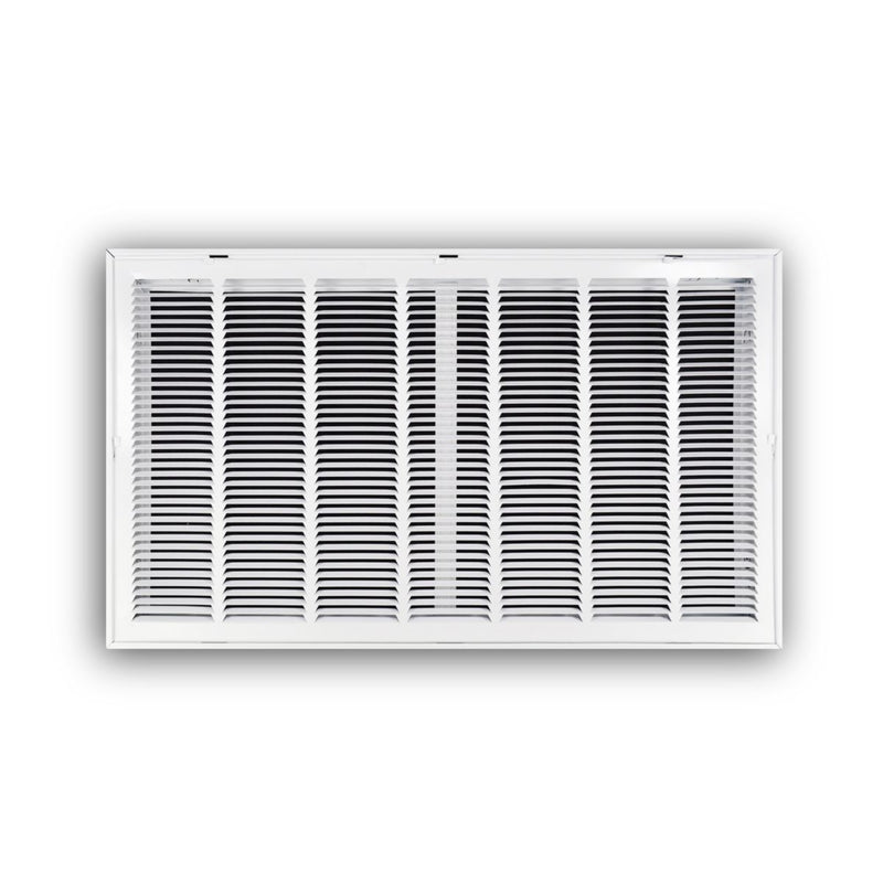 TRUaire 19036X20, 36x20 Return Air Filter Grille, Hinged Face, White Steel Filter Back Vent Cover, Fits 36x20x1 Filter, 190 Series