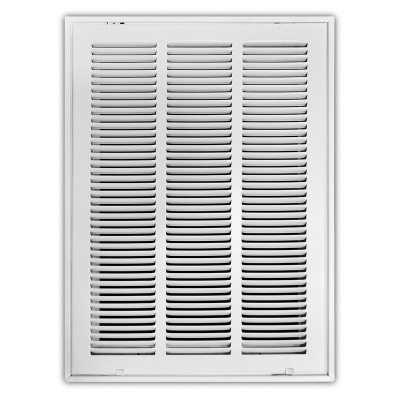 TRUaire 190RF14X20, 14x20 Return Air Filter Grille, Removable Face, White Steel Filter Back Vent Cover, Fits 14x20x1 Filter, 190RF Series
