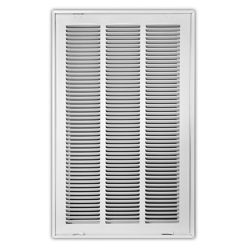 TRUaire 190RF14X24, 14x24 Return Air Filter Grille, Removable Face, White Steel Filter Back Vent Cover, Fits 14x24x1 Filter, 190RF Series