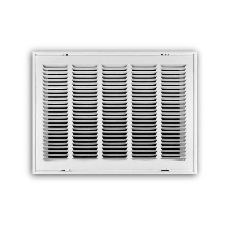 TRUaire 190RF20X14, 20x14 Return Air Filter Grille, Removable Face, White Steel Filter Back Vent Cover, Fits 20x14x1 Filter, 190RF Series