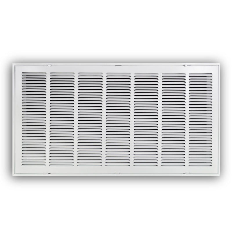 TRUaire 190RF36X18, 36x18 Return Air Filter Grille, Removable Face, White Steel Filter Back Vent Cover, Fits 36x18x1 Filter, 190RF Series