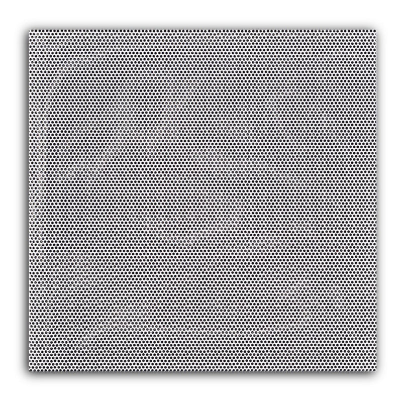 TRUaire 1920RG2, 24x24 Perforated Return Air Grille, Silver Steel Wall & Ceiling Vent Cover, 1920RG Series