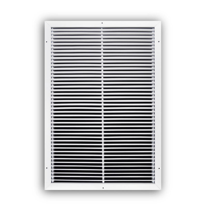 TRUaire 27020X30, 20x30 Return Air Grille, Fixed Bar, White Steel Wall & Ceiling Vent Cover, 270 Series