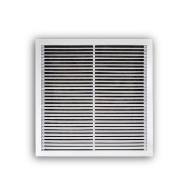 TRUaire A1210RGMLD, 24x24 T-Bar Lay-In Return Air Grille, Fixed Bar, White Aluminum Wall & Ceiling Vent Cover, A1210RG Series