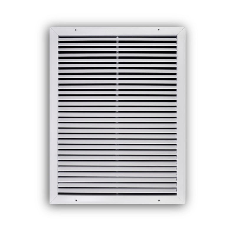 TRUaire A27018X24, 18x24 Return Air Grille, Fixed Bar, White Aluminum Wall & Ceiling Vent Cover, A270 Series