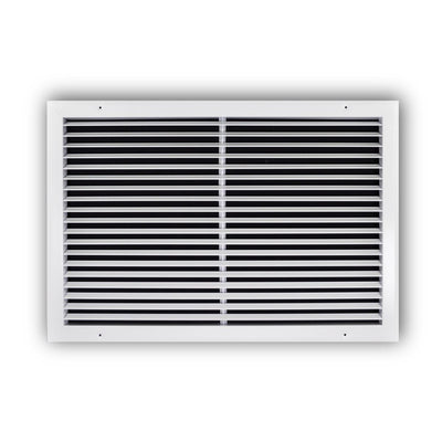 TRUaire A27024X16, 24x16 Return Air Grille, White Aluminum Wall & Ceiling Vent Cover, A270 Series
