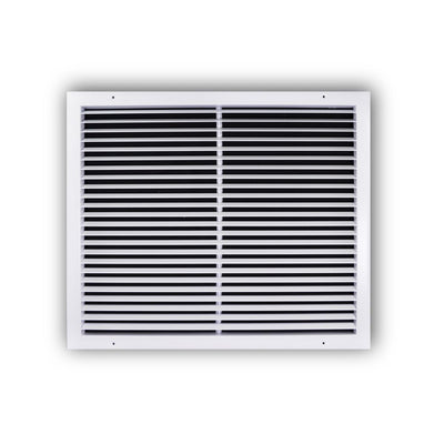 TRUaire A27024X20, 24x20 Return Air Grille, Fixed Bar, White Aluminum Wall & Ceiling Vent Cover, A270 Series