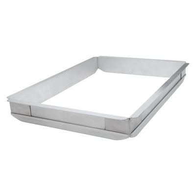 Winco AXPE-2 18 Inch Sheet Pan Extender Aluminum Flat Top Edges