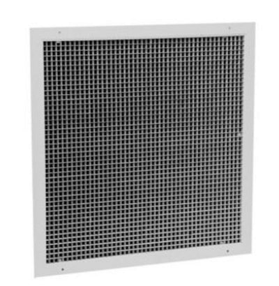 Tuttle & Bailey CRE5002222SF02WH, 22x22 Return Air Grille, White Aluminum Wall & Ceiling Vent Cover