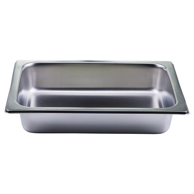 Winco 508-FP 4 Quart Stainless Steel Chafer Food Pan with Square Shape