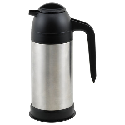 Winco VSS-24 24 Oz Double Wall Vacuum Insulated Beverage Server Stainless Steel