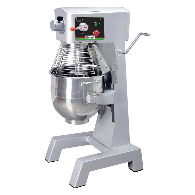 Winco EMP-30 23 Inch Floor Model Planetary Mixer 30 Liter with 3 Speeds and Hub