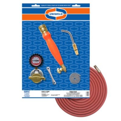 Uniweld Assortment Kit Quick Connect Rubber, Plastic, Brass, Zinc X5BU