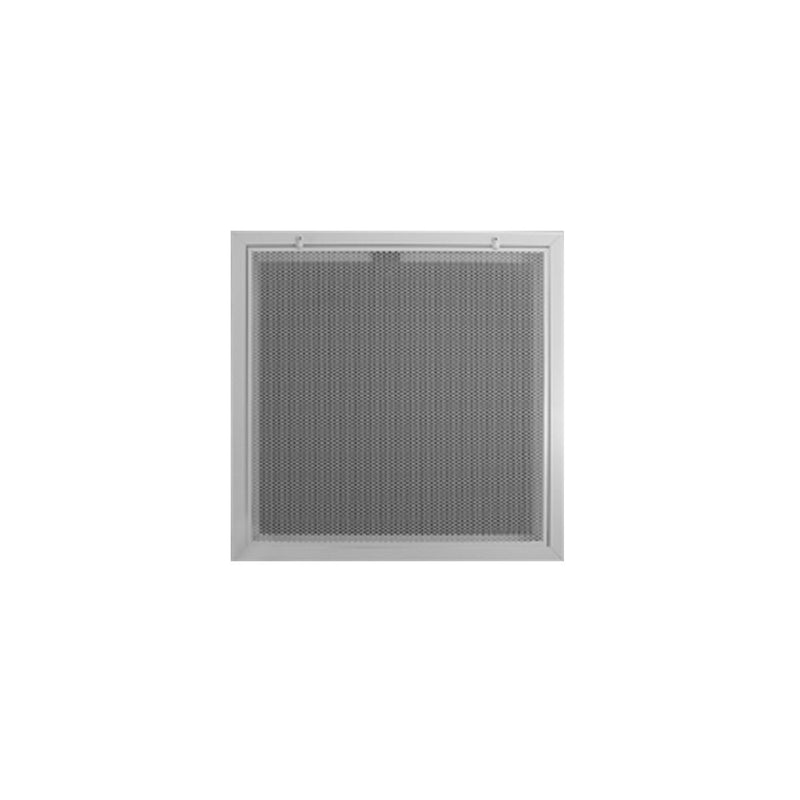 USAIRE SPRTB2401, 24x24 Perforated T-Bar Lay-In Return Air Grille, White Steel Wall & Ceiling Vent Cover