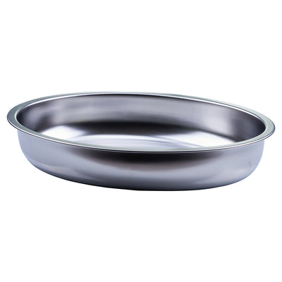 Winco 603-WP 8 Quart Water Pan with Stainless Steel for Oval Chafer