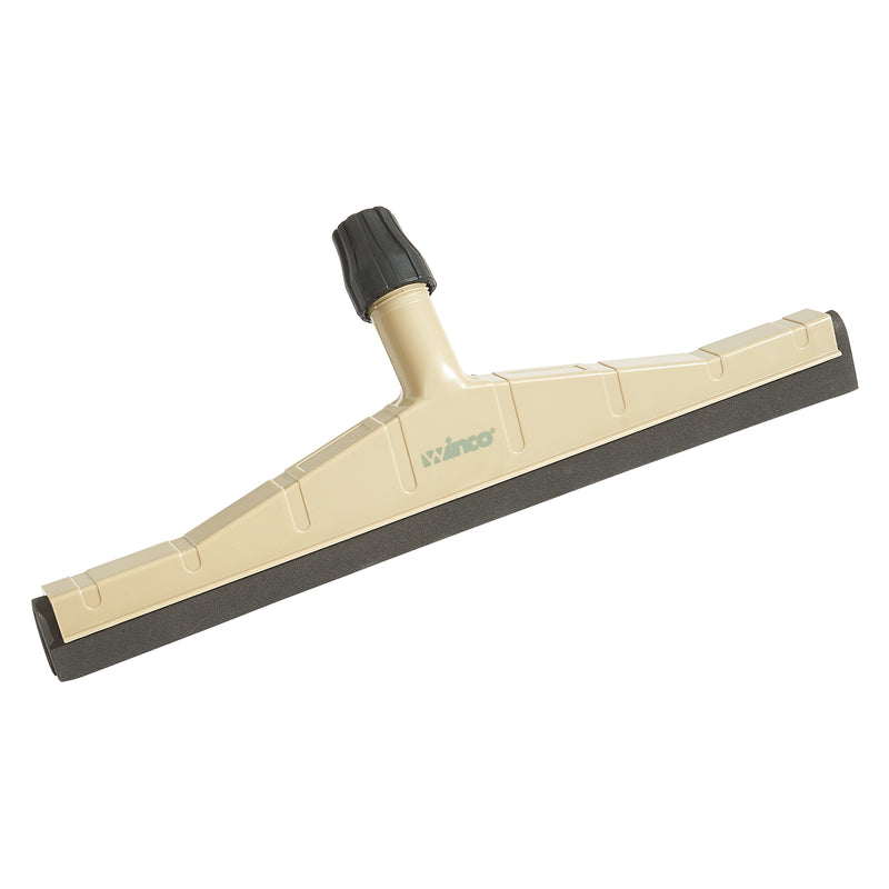 Winco FSS-18DF 18 Inch Foam EVA Blade Floor Squeegee Head Plastic Frame