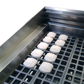 Winco NGCB-P11-3 36 Inch Full Kit Charbroiler with Tube Rails and Briquettes
