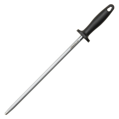 Winco K-34S 14 Inch Premium Sharpening Steel Magnetic Steel with Polypropylene Handle