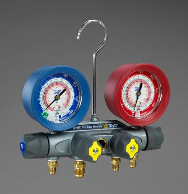 Yellow Jacket® Refrigerant Manifold for R-22/404a/410a 3 1/8" Gauge 46010