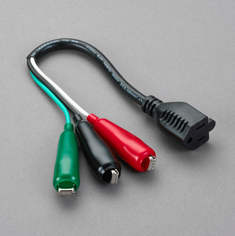 Yellow Jacket 69522, 15 Amp large clip test connector test lead set