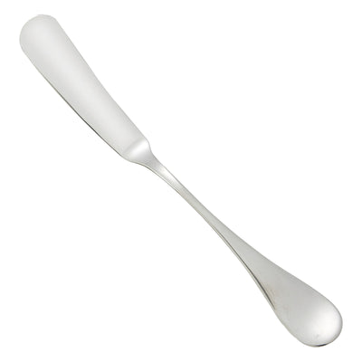 12 pack Winco 0037-12 Venice Butter Spreader, 18/8 Extra Heavyweight