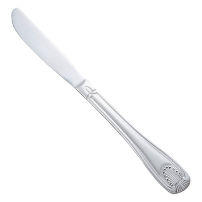 Winco 0006-08 Toulouse Dinner Knife 12 Pack - 18/0 Extra Heavyweight Stainless Steel