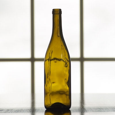 12 PACK - 750 mL Dead Leaf (Antique Green) Wine Bottles