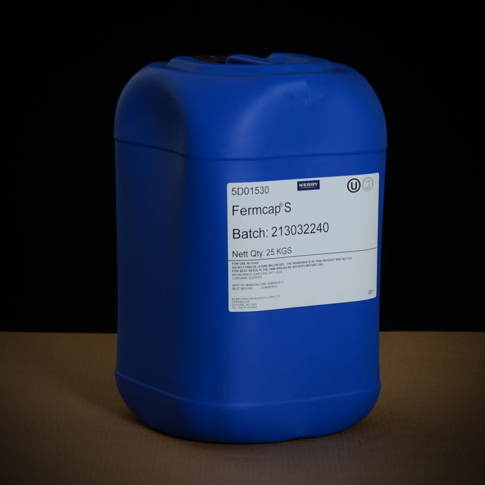 Kerry FermCap S 55 Lb Brewing Anti-Foam - 25 kg Container for Fermentation Krausen Control
