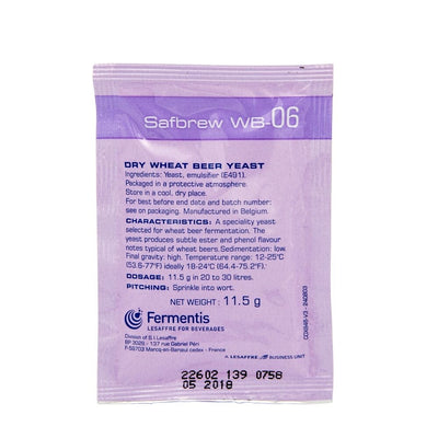 Fermentis SafAle WB-06 Wheat Beer Yeast - 11.5g Dry Sachet Witbier Weizen