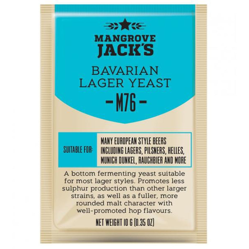 Mangrove Jack's CS Yeast M76 Bavarian Lager 10g