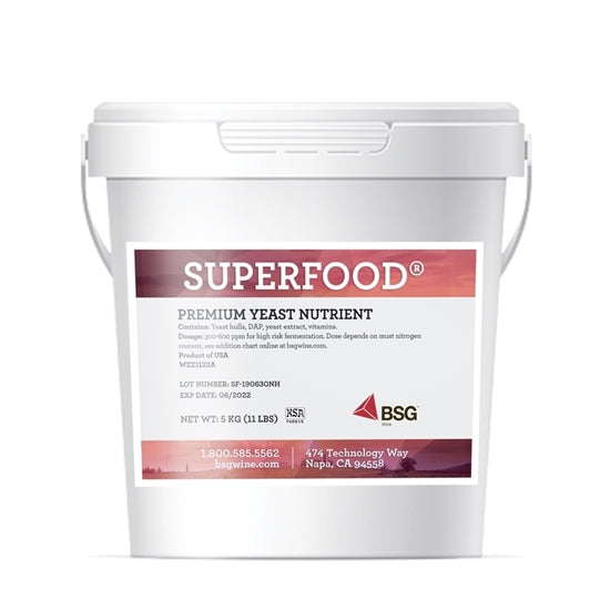 Superfood Yeast Nutrient - 5 kg Bulk Pail Complex Energizer