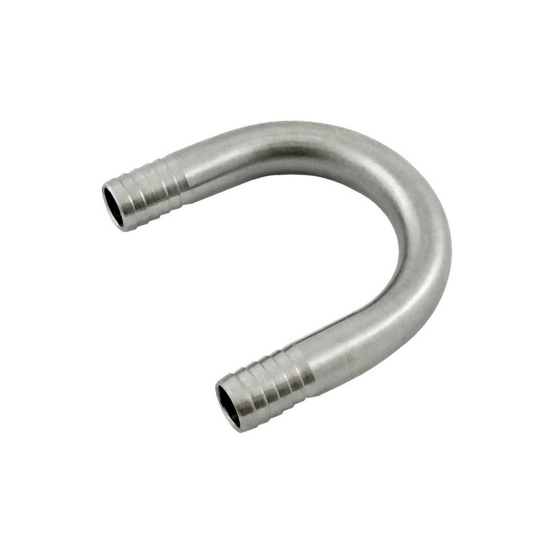 U-Bend - 304 Stainless Steel - 3/8" Hose Barb X 3/8" Hose Barb