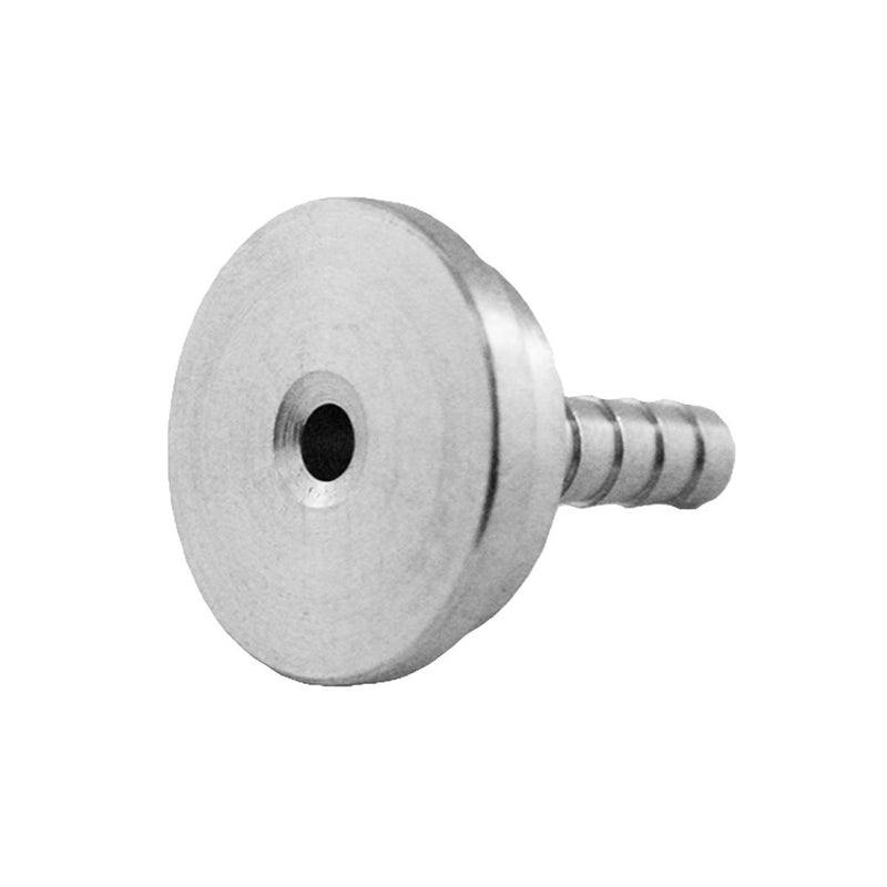 3/16" Barb 304 Stainless Steel Tailpiece - High-Flow Draft Beer Hose Connector