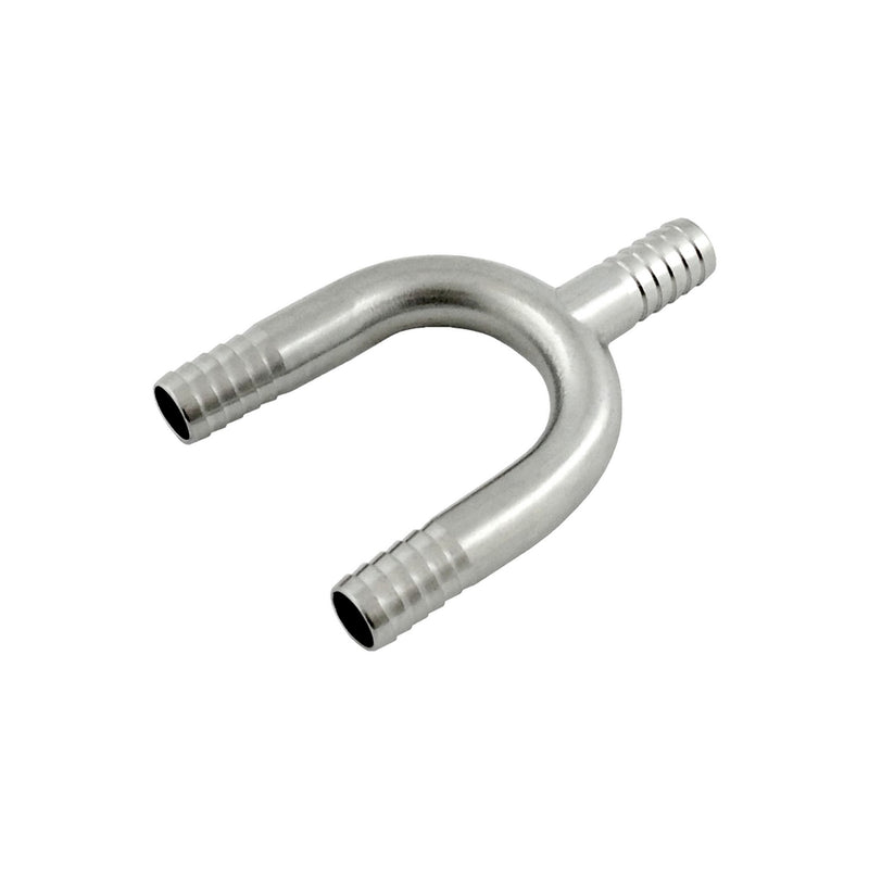 Thinwall U-Bend-W/Man - 304 Stainless Steel - 3/8" Hose Barb's X 3/8" Hose Barb-Man