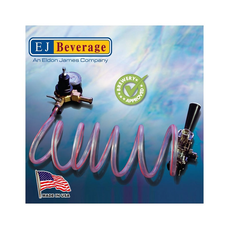 EJ Beverage 5/16" ID x 9/16" OD Ultra Barrier-Gas Tubing 100' Roll | Heat Resistant Food-Grade Hose