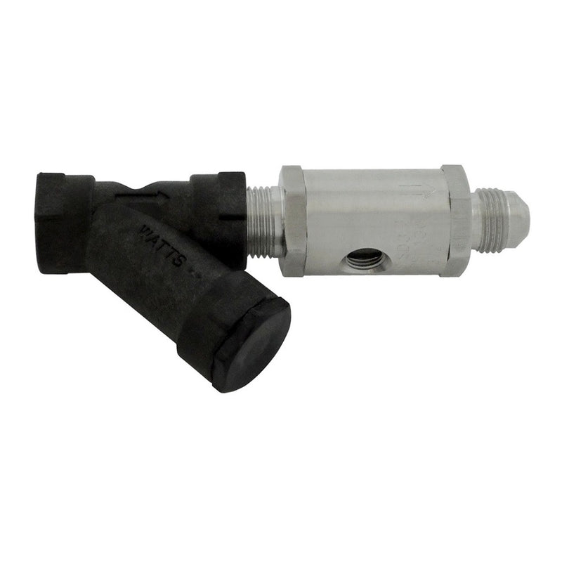 3/8" FPT x 3/8" MFL Watts SD3 Backflow Preventer - Stainless Steel Dual Check Valve with Strainer