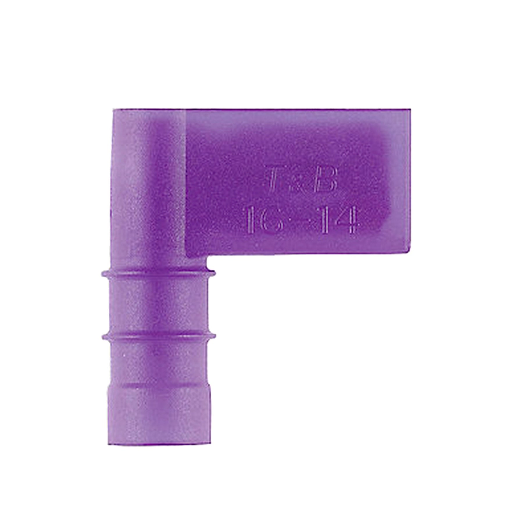 90 Insulated 1/4in Spade Connector 16/14 Gauge HowdyBrewer