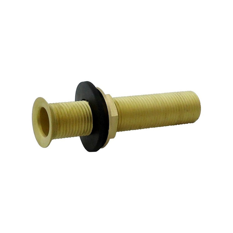 Krome Dispense 4" Replacement Drain Tube, 1/2" BSP Thread, Stainless Steel Construction
