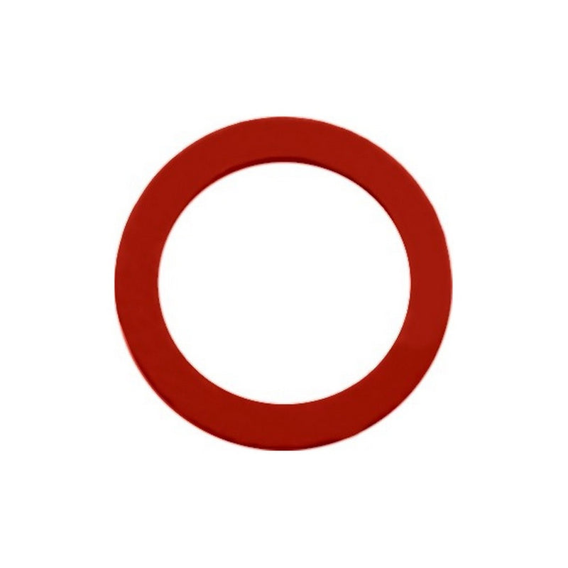 FDA Red Silicone Washer - 1.062" OD x .785" ID - 1/2" BSP Drain Seal