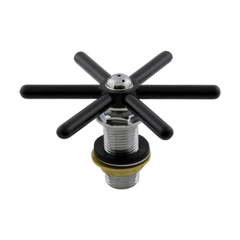 Krome Dispense C4004 Replacement Glass Rinser Assembly - 4.5" 6-Leg Polyethylene Star