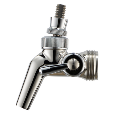 Perlick 650SS Flow Control Faucet — Forward-Sealing Stainless
