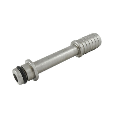 Wunder-Bar 3/8" Barb 90-Degree Long Inlet Fitting - Stainless Steel Elbow (7192)