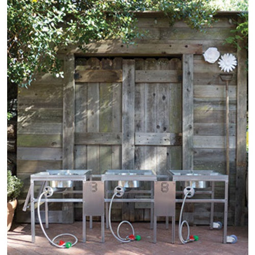 BrewBuilt 3 Burner Propane Brewing Stand with Regulators