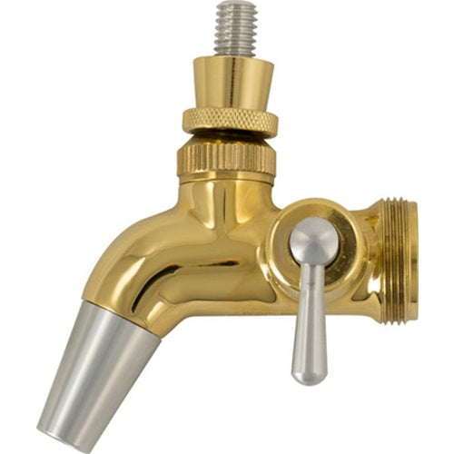 Intertap Beer Faucet - Gold Plated (With Flow Control)