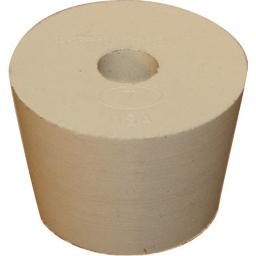 Rubber Stopper - #7 With Hole