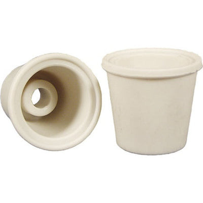 Universal Rubber Stopper #6 - #7 - Drilled with Airlock Hole