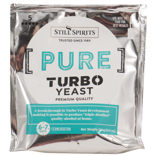 Still Spirits Triple Distilled Pure Turbo Yeast - High-Purity Spirit Fermentation Sachet